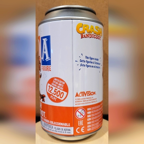 Funko Soda Crash Bandicoot Figure Sealed Can Limited Edition - Picture 4 of 6